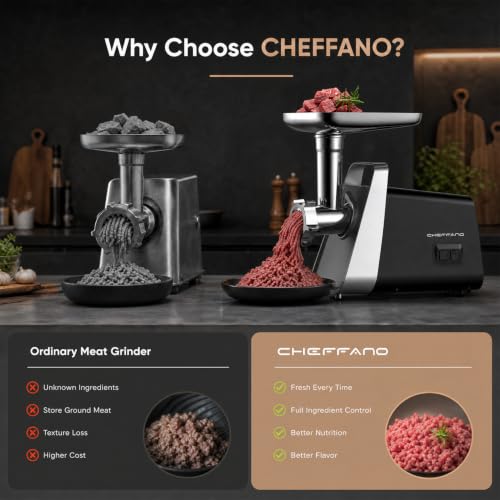 Meat Grinder 2800W Max Meat Grinder Electric (10 Count)