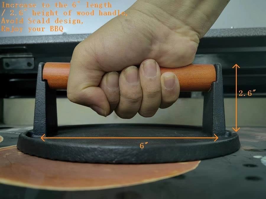 2 Pack Burger Press 7.08" Round