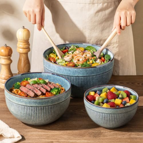 Ceramic Mixing Bowls Set of 3 (3 Count)