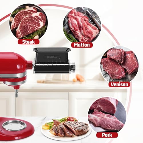 Adjustable Thickness Meat Tenderizer Attachment for Kitchenaid Stand Mixers