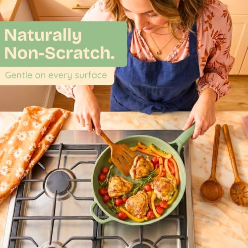 Non Toxic Acacia Wooden Utensils Set (6 Count)