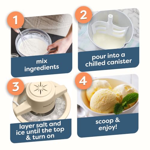 Electric Ice Cream Maker With 6 Qt Capacity
