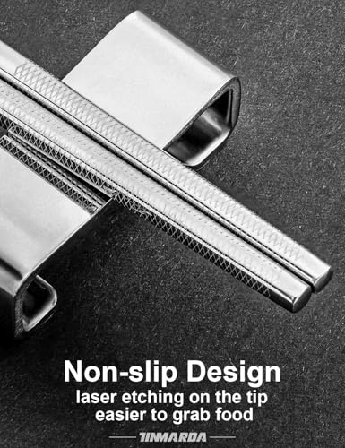 Metal Chopsticks Reusable (3 Count)