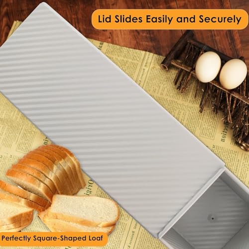2 Pack 13x5 Pullman Loaf Pan & Lid (2 Count)