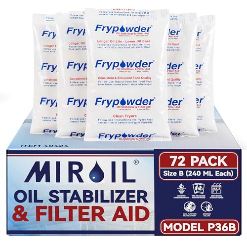 P36B Fry Powder Oil Stabilizer and Filter Aid (72 Count)