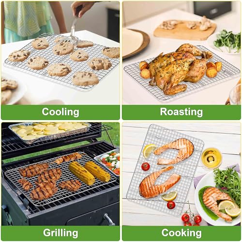 Stainless Steel Large Cooling Racks Set