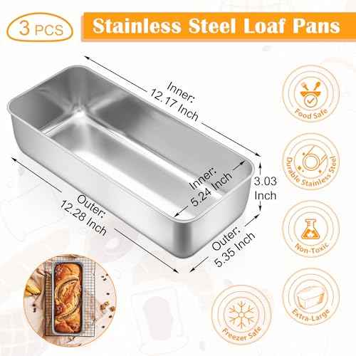 Loaf Pan for Bread Baking (9 Count)