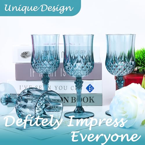 48Pack Plastic Wine Glasses (48 Count)