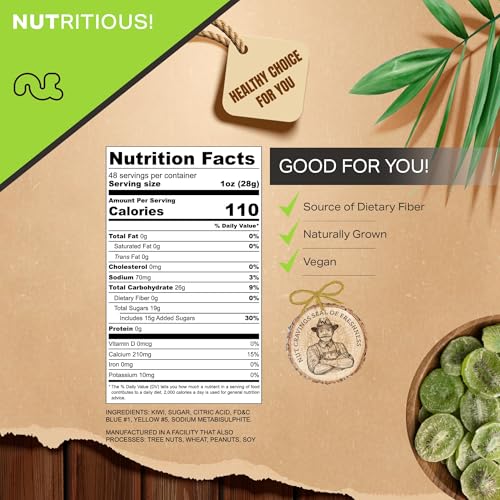 Dried Kiwi Slices (48 Ounce)