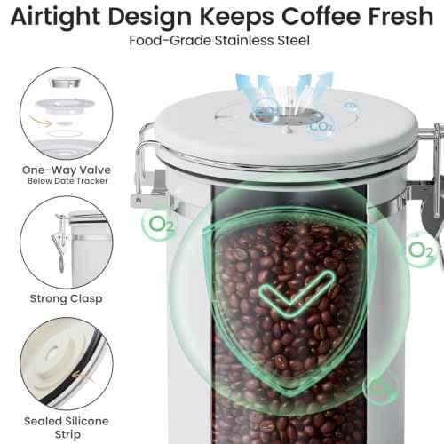 Coffee Canister with Window