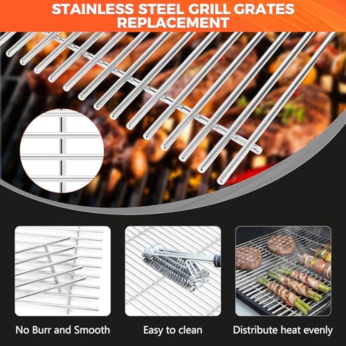 17.5 Inch Grill Grates for Weber Spirit 200 & Spirit 300 Series (2 Count)