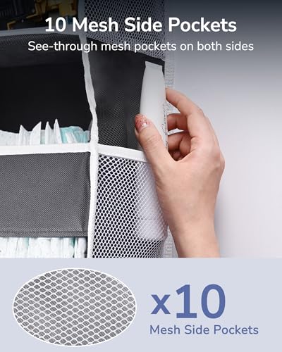 1 Pack Compact Size Over Door Organizer Slim Door Storage for Small