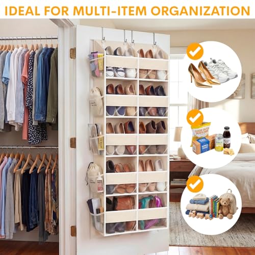 2 Pack Over the Door Organizer 5 Tiers (2 Count)