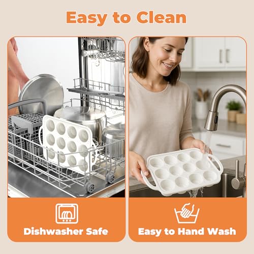 2Pack Silicone Muffin Pan For Baking With Metal Reinforced Frame (2 Count)