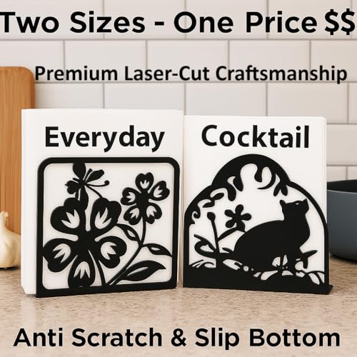 Black Cat Napkin Holder for Table