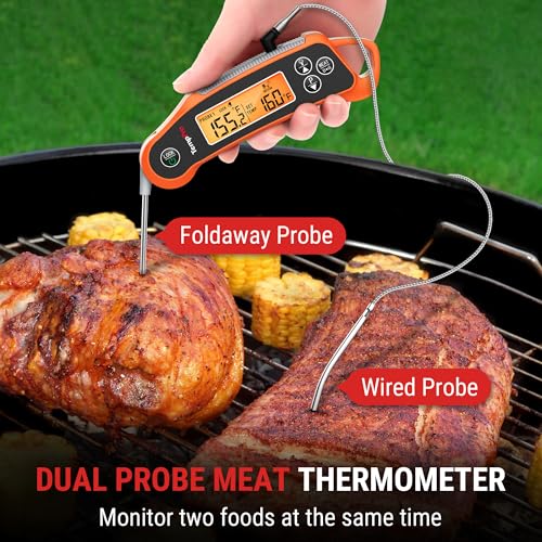 TempSwift 2 Probes Meat Thermometer Digital with 2 Display Channels