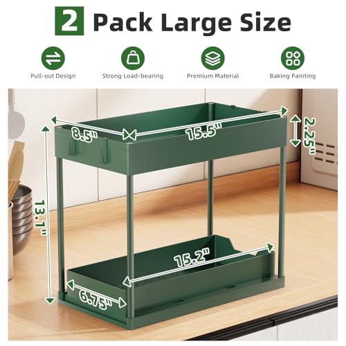 Under Sink Organizer 2 Pack (2 Count)