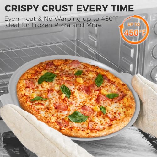 2 Pack Pizza Pan 14 Inch with Holes (2 Count)