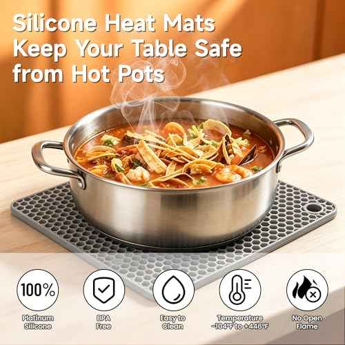 Silicone Trivets for Hot Dishes (4 Count)