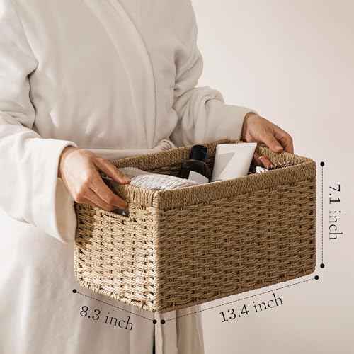 2 Pack Wicker Basket (2 Count)
