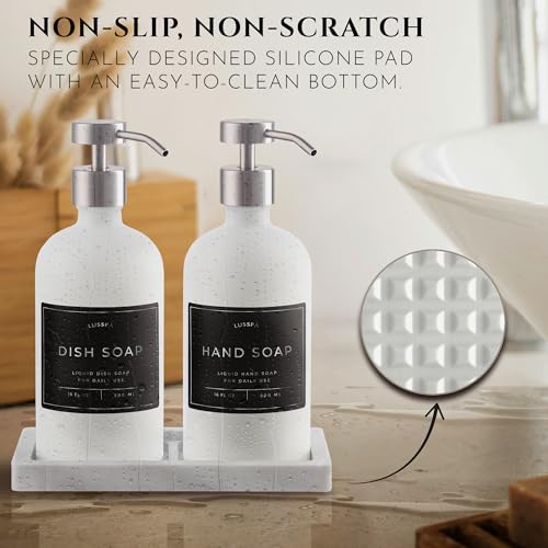 Glass Soap Dispenser Set of 2 (2 Count)