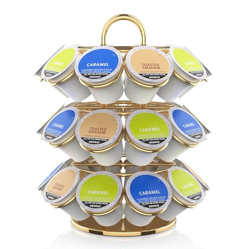 Rotating Coffee Pod Holder for Keurig Pods