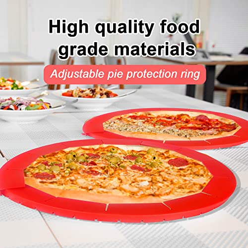 2 Pack Adjustable Silicone Pie Crust Shield & Protector for Baking Pies (2 Count)