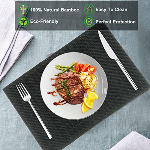 8 Pack Bamboo Placemats (8 Count)