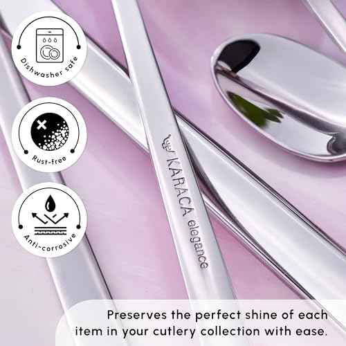 Tivoli 60 Pieces Cutlery Set for 12 Person (60 Count)