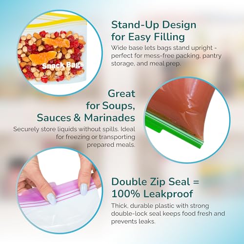 Reusable Food Storage Bags (260 Count)