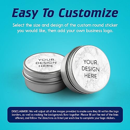 100 Custom Vinyl Stickers (100 Count)