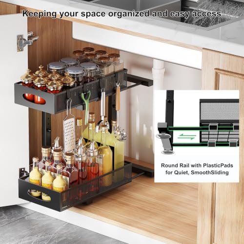 2 Pack Under Sink Organizer (2 Count)