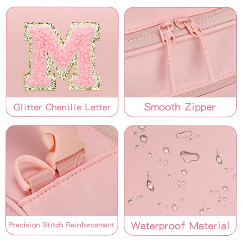 Lunch Box Kids Large Initial Insulated Lunch Bag for Girls