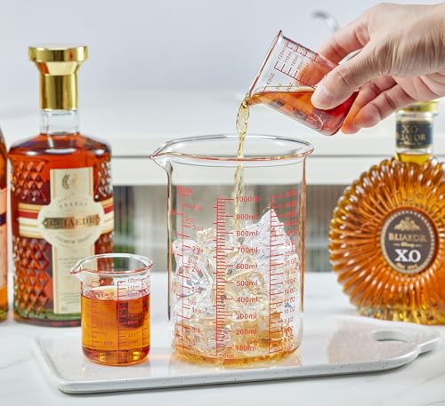 4 oz 120 ml Glass Measuring Cup with V (2 Count)