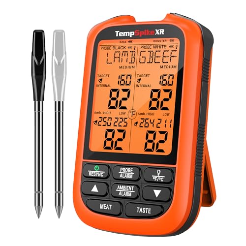 TempSpike 1000FT Wireless Meat Thermometer Digital with 2 Probes