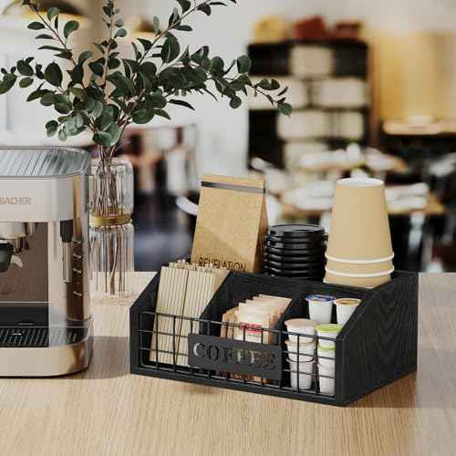 Coffee Station Organizer for Countertop