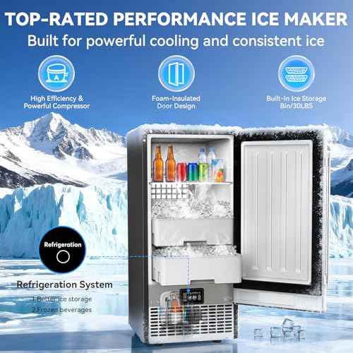 Under Counter Ice Maker with Refrigerator Function