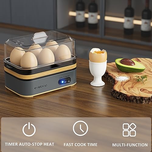 Rapid Egg Cooker Electric 6 Eggs Capacity (6 Count)