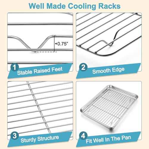 Baking Sheet with Rack Set (6 Count)