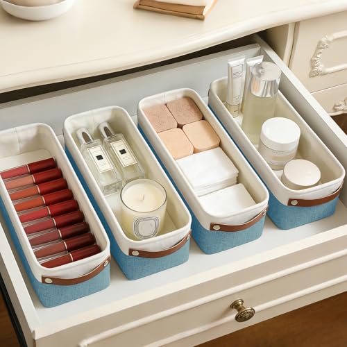 Small Fabric Storage Baskets (4 Count)