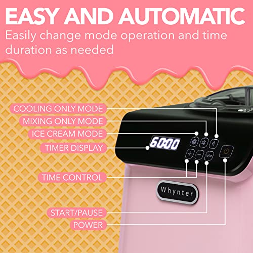 Ice Cream Maker with Compressor