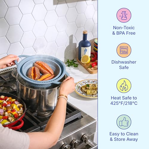 Collapsible Colander for Kitchen