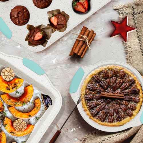 11-Piece Non-Toxic Bakeware Set – Nonstick, Stackable & Oven Safe Pans set