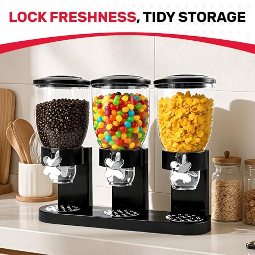 Triple Cereal Dispenser Countertop