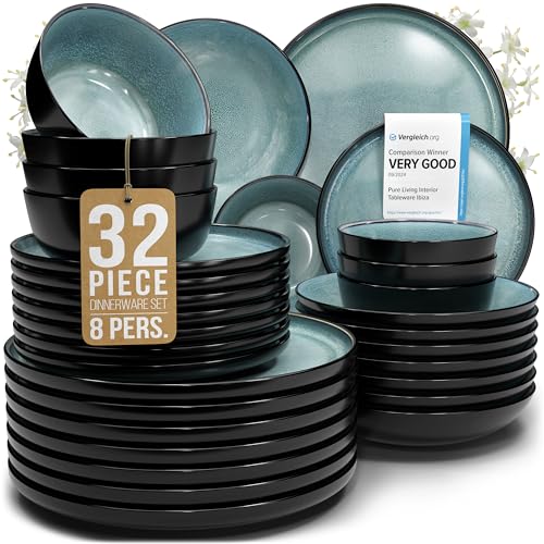 32 Piece Stoneware Dinnerware Set for 8 (32 Count)
