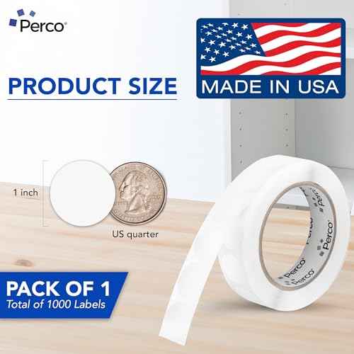 Clear Round Circle Dot Sticker 1