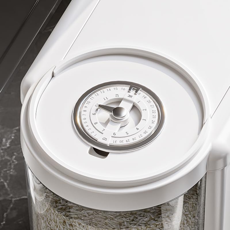 12 Lbs Rice Container with Measuring Cup