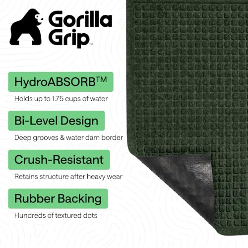 HydroABSORB Door Mat for Indoor Outdoor Use