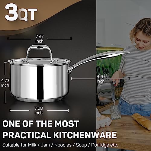 3 Qt Saucepan with Lid
