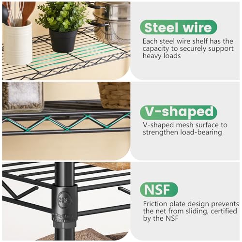 4 Tier Wire Shelf